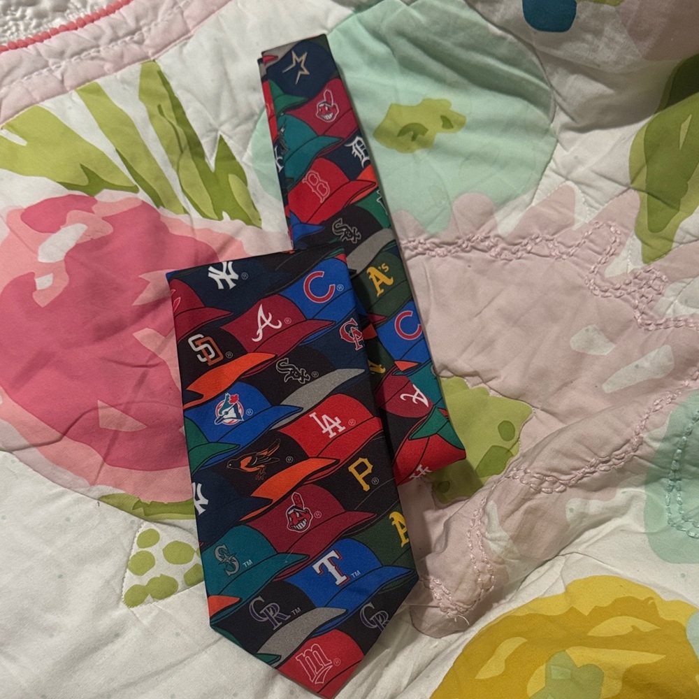 MLB Colorful Team Logo Tie